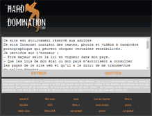 Tablet Screenshot of hard-domination.com